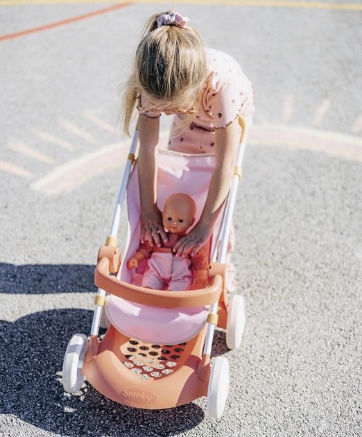 Коляска для ляльки Smoby Baby Nurse Прогулянка Теракотова пудра