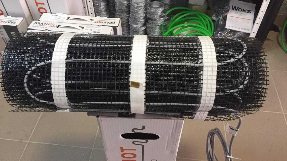 Нагрівальні мати GrayHot для монтажу в плитковий клей, Теплий пол