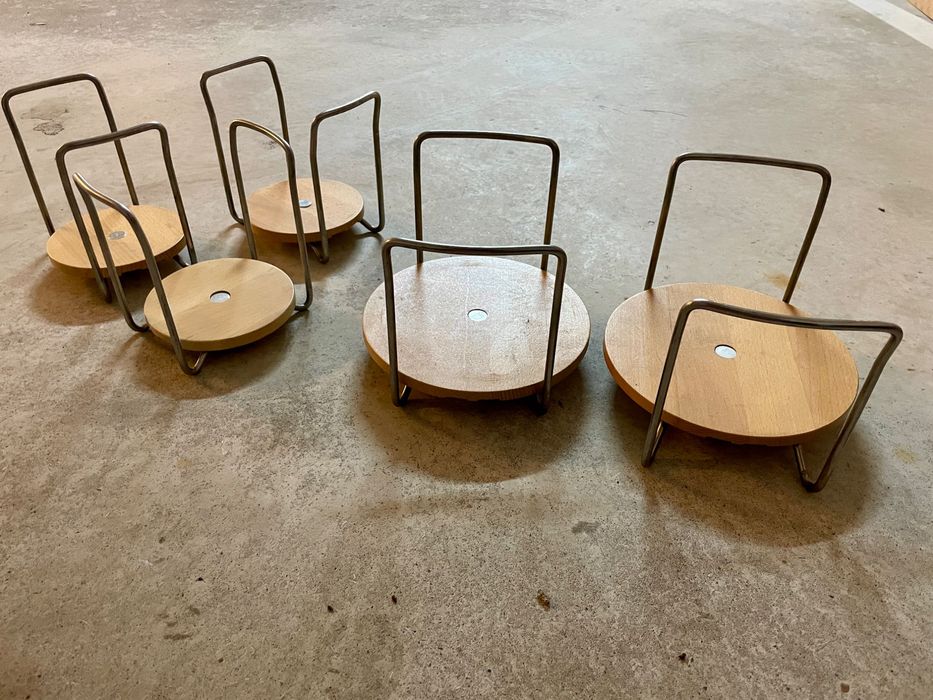 Uchwyt metalowo-drewniany IKEA Variera (5 sztuk)