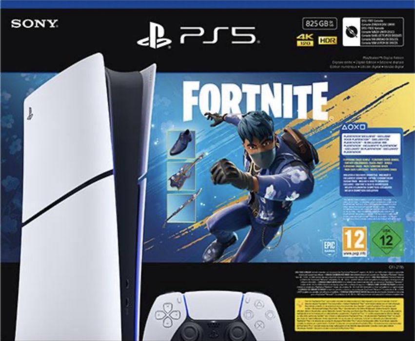 PS5 Slim digital + fortnite