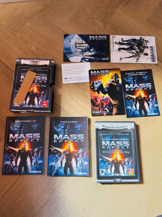 Mass Effect Edycja Rozszerzona PC Platynowa Kolekcja PL KOMPLET