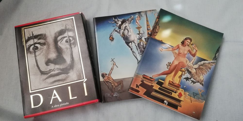 2 livros sobre a obra de Salvador Dali