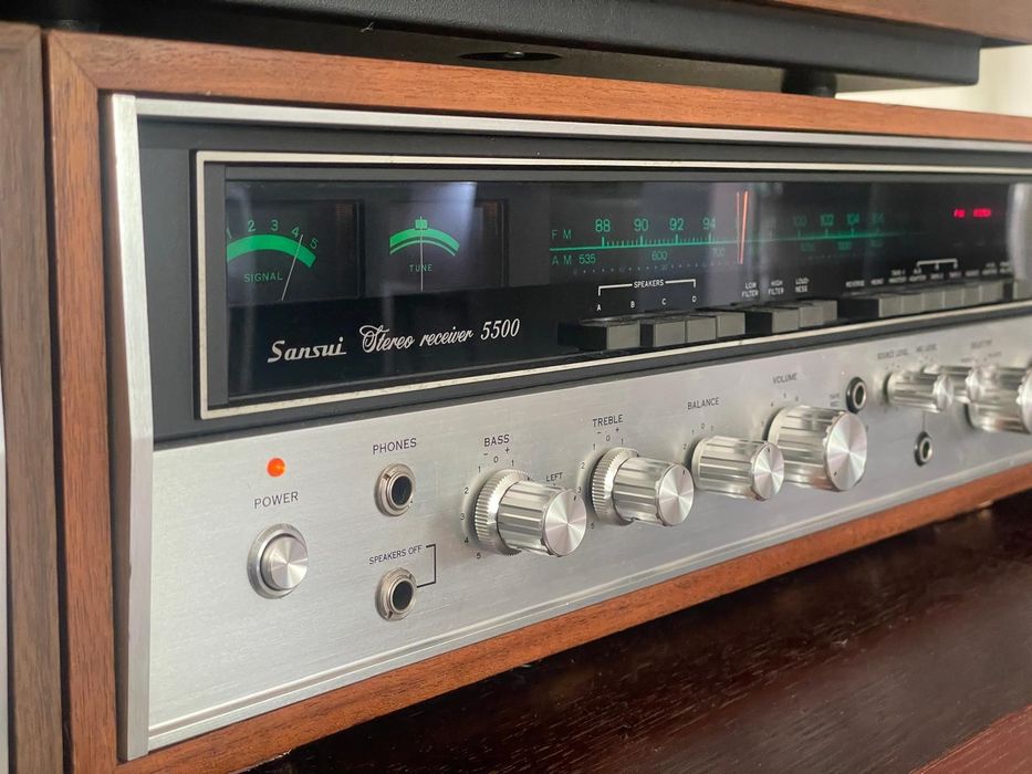 Sansui5500 amplituner vintage legendarny