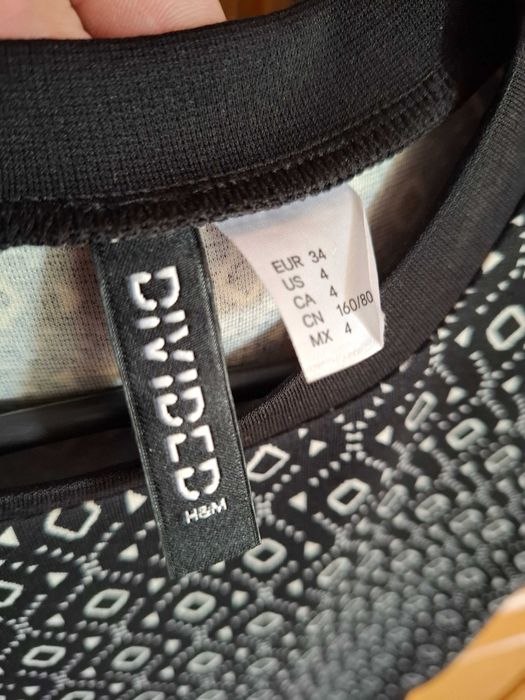 H&M sukienka mini 34 XS