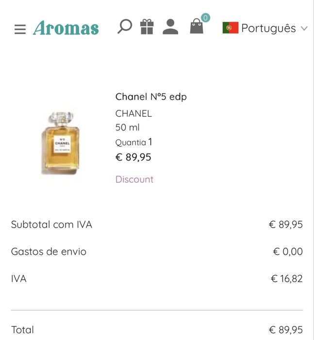 N. 5 Chanel 50 ml