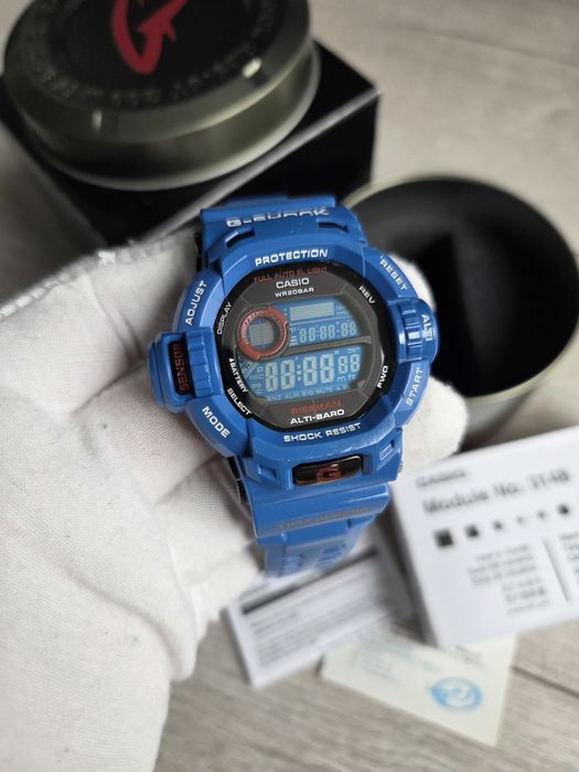 Rzadka Wersja Casio G-Shock G-9200BL-2DR Riseman Set Ładny Stan