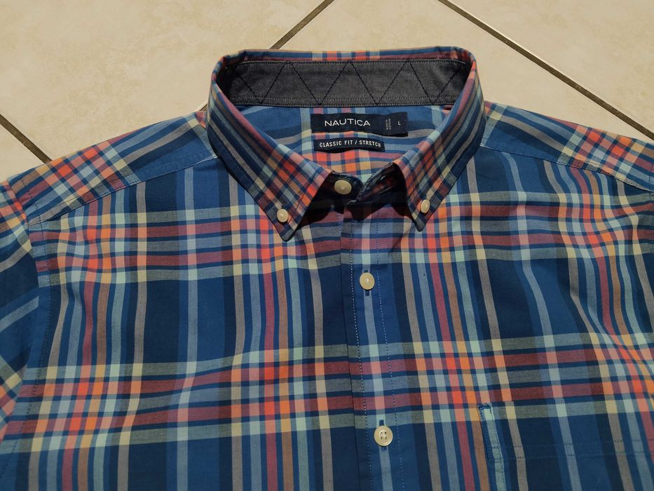 NAUTICA USA - NOWA! z LOGO i Metkami Koszula Męska krótki rękaw XL