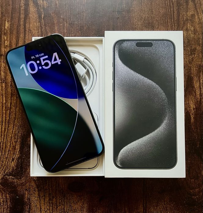 iPhone 15 Pro Max 1Tb - BATERIA 87% - W PEŁNI SPRAWNY - KOMPLET