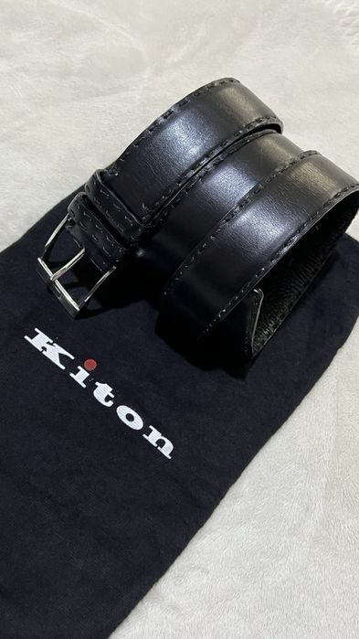 Kiton Napoli мужской кожаный ремень