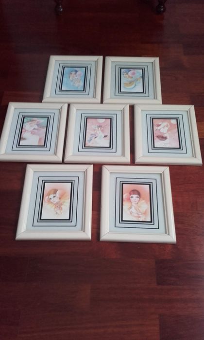 Quadros franceses vintage