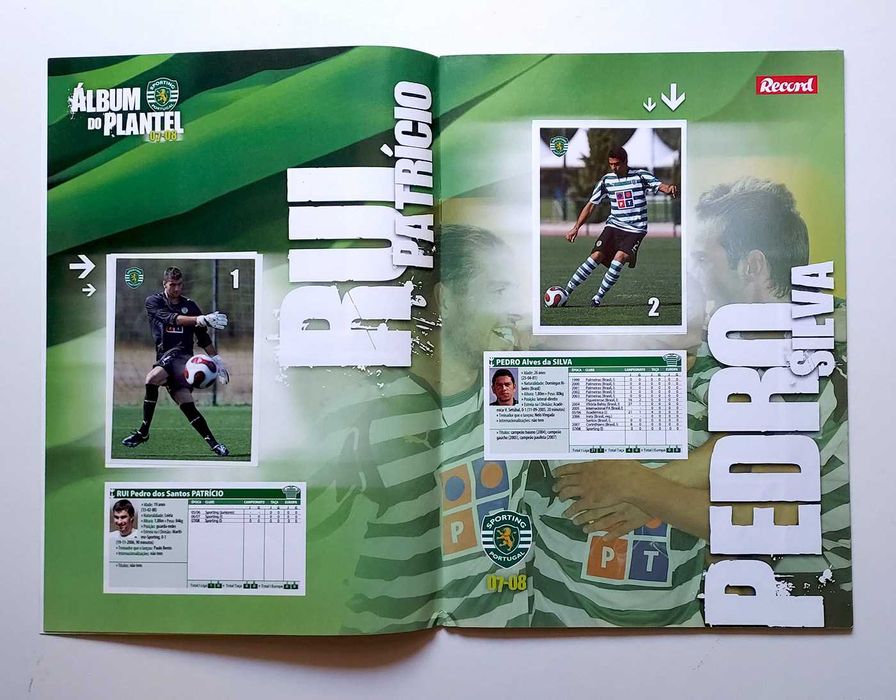Cadernetas Completas Sporting: Plantel 07-08, Taça 2019