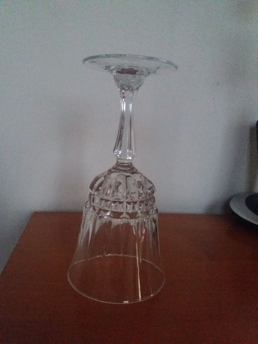 Copos de vinho de vidro