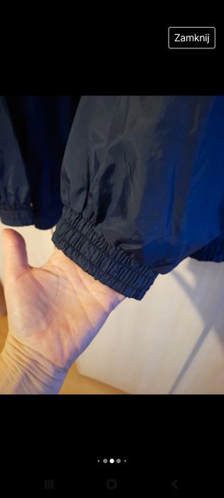 Kurtka męska z kołnierzem w paski XXL/3xl