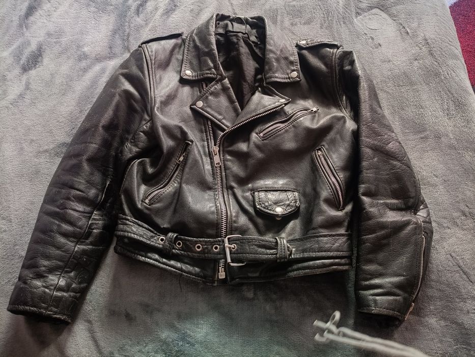 Skórzana ramoneska 100% skóra