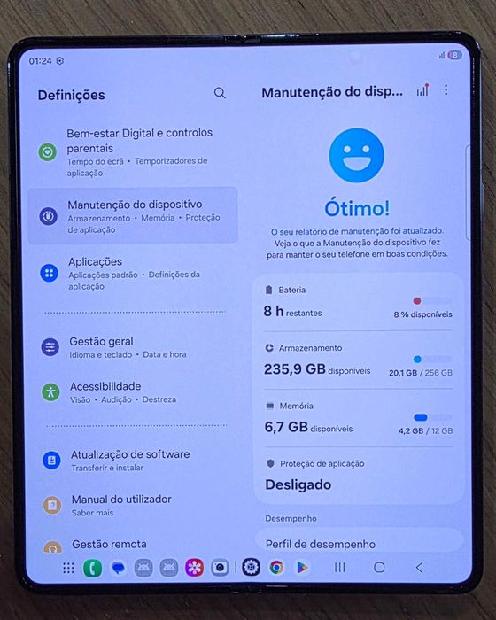 Samsung Z Fold5 5G 256GB - Desbloqueado - Dual SIM