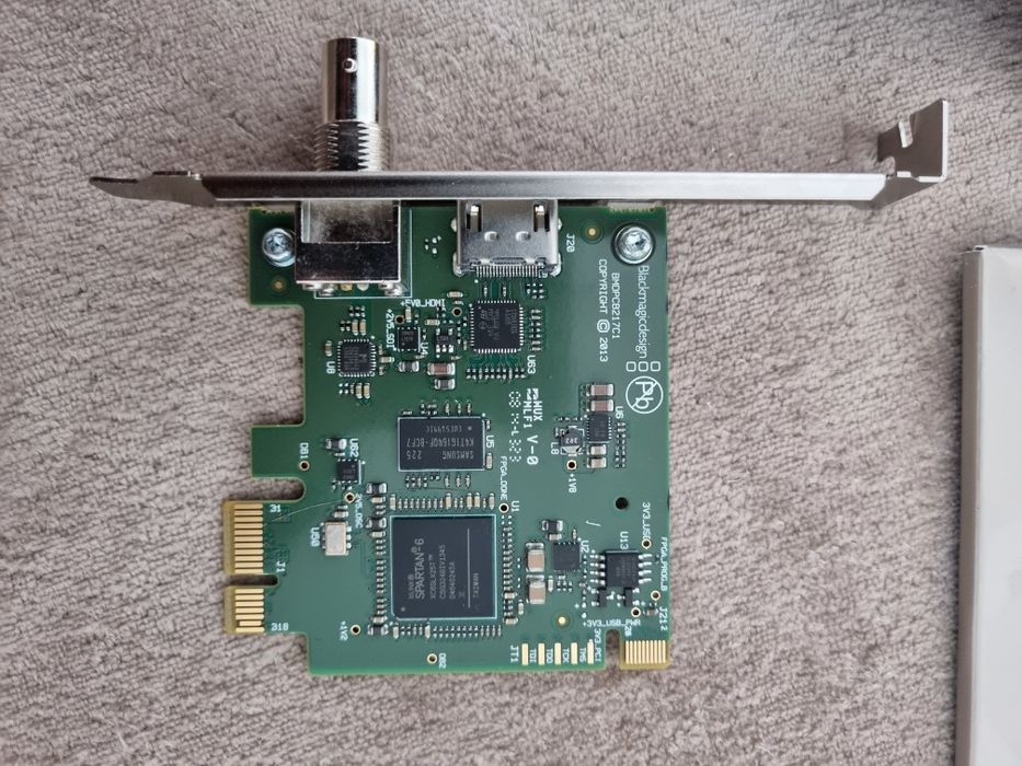 DeckLink Mini Recorder Blackmagic Design – karta przechwytująca SDI/HDMI (PCIe)Idealna do profesjonalnego nagrywania obrazu z kamer bezpośrednio na PC