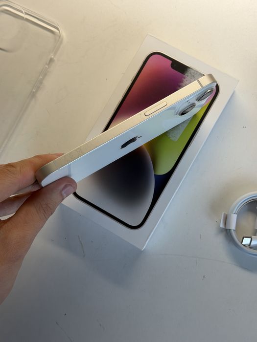 iPhone 14 128gb biały bateria 100% komplet