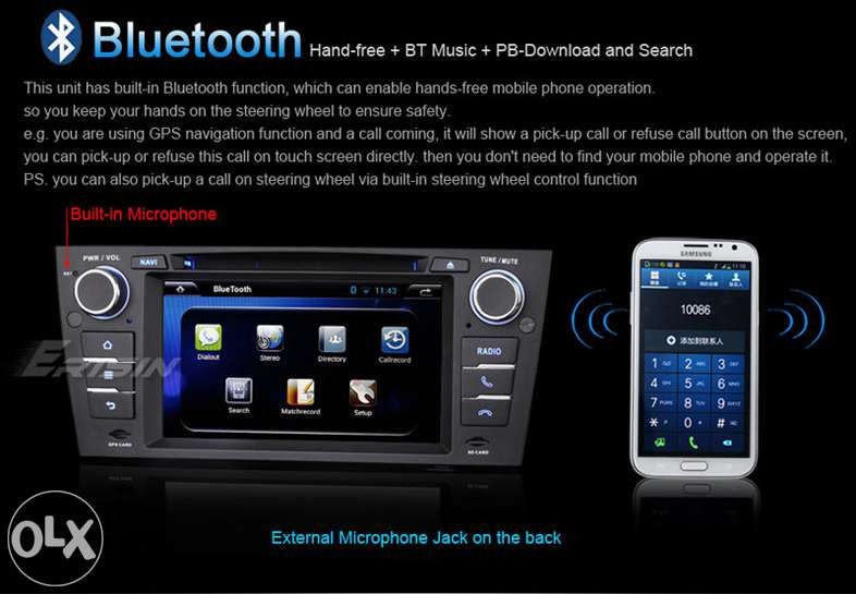 Bmw e90 e91 e92 e93 2 din android 14 64GB dvd OctaCore