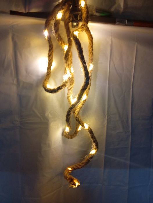 Lampki led na baterie sznur długość 2 M