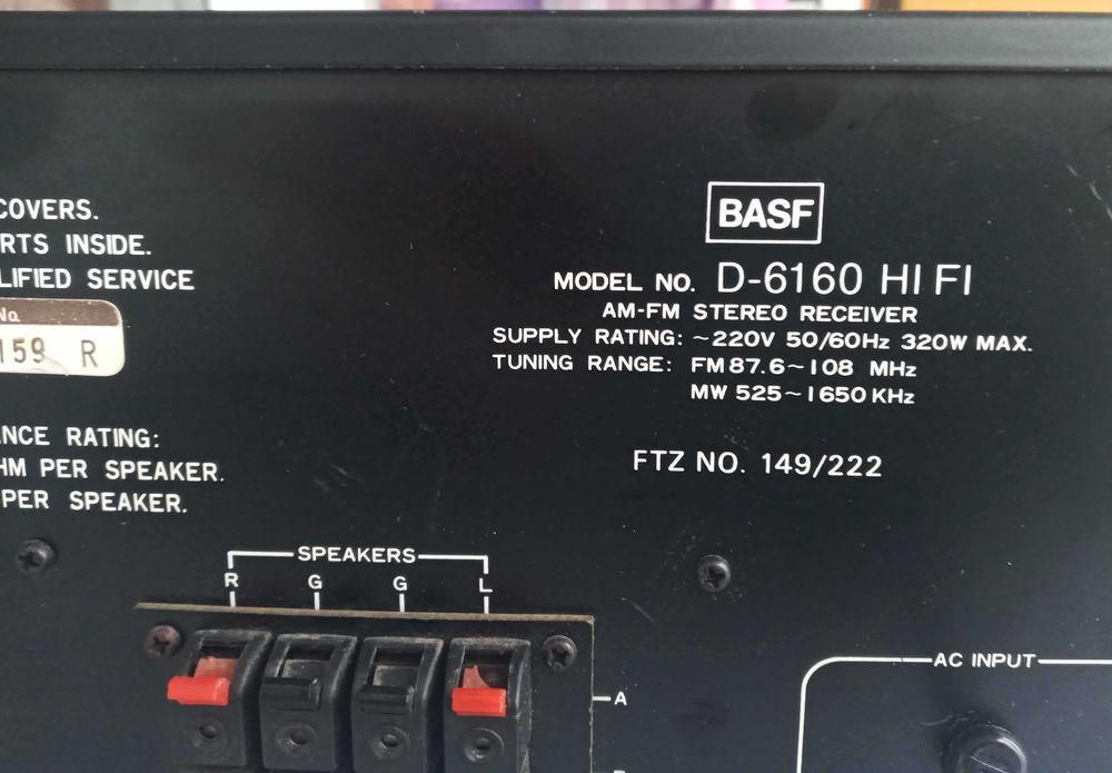 Стереоресивер Basf D - 6160 HI-FI
