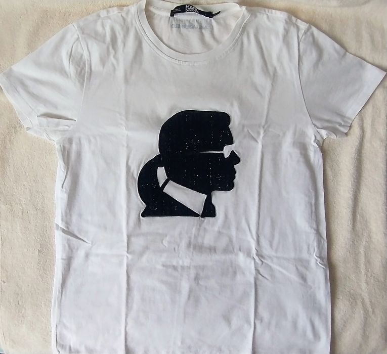 Karl Lagerfeld t-shirt biały