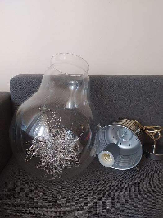 Klosz do lampy wiszącej żarówka