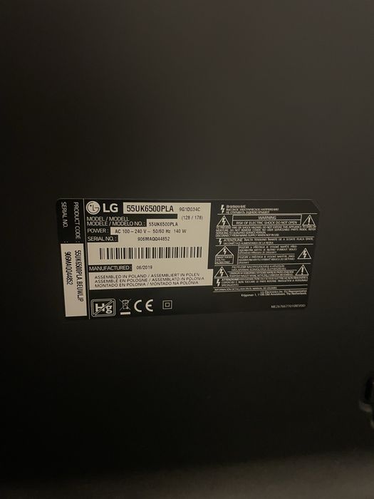 Vendo Smart TV LG 55”