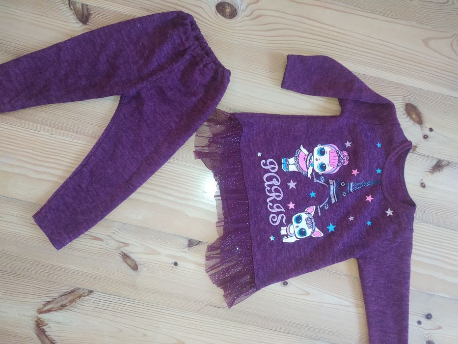 Теплий костюмчик, костюм lola на дівчинку 1,5-2 роки 86-92