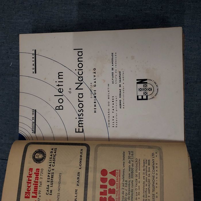 Henrique Galvão-Boletim Emissora Nacional-1935/36