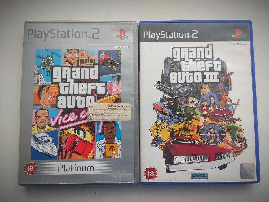 Диски для Sony PlayStation 2,серії GTA.Ціна 800 гривень