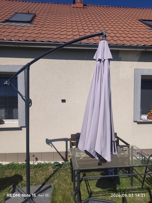 Parasol ogrodowy średnica 3m