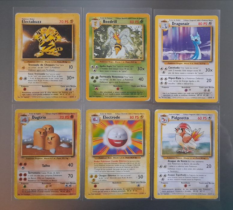 Cartas Pokemon Base set