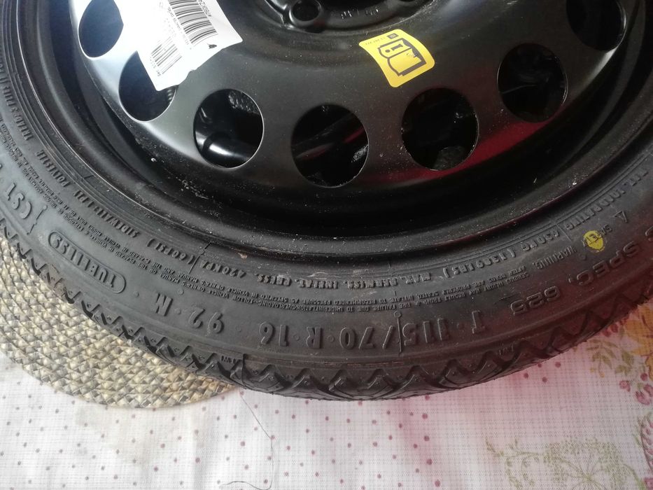 koło zapasowe --  dojazdówka do samochodu Opel Meriva B