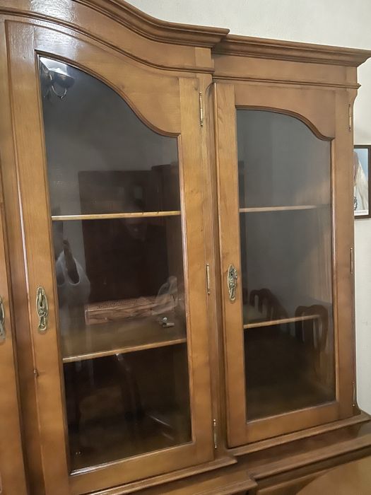 Mobilia de sala completa em madeira maciça