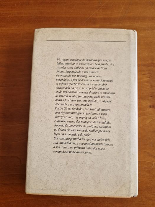 Romance "De Olhos Vendados", de Siri Hustvedt