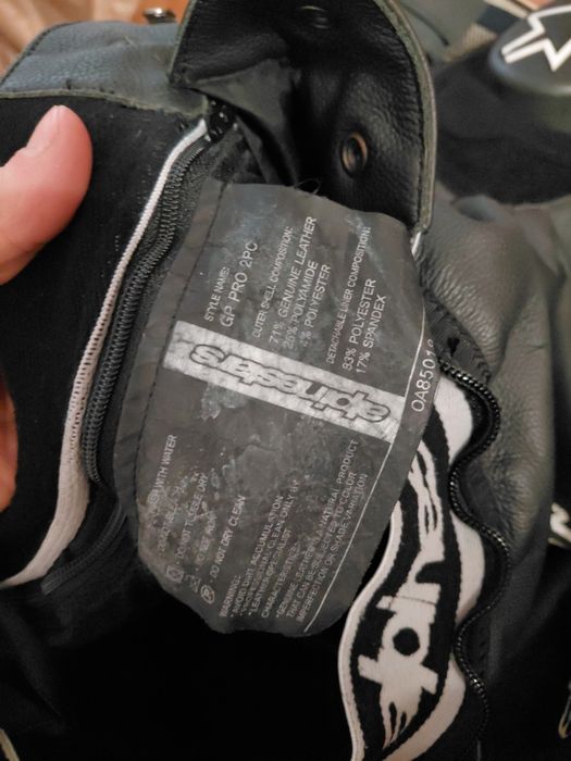 GP PRO 2PC, мото штани, Alpinestars, шкіряні мото штани