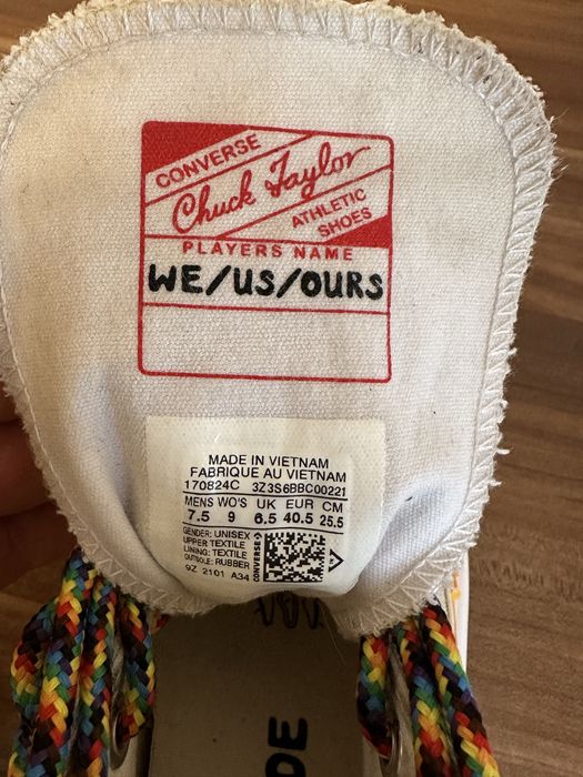 Converse Run Star Hike Pride trampki We/Us/Ours