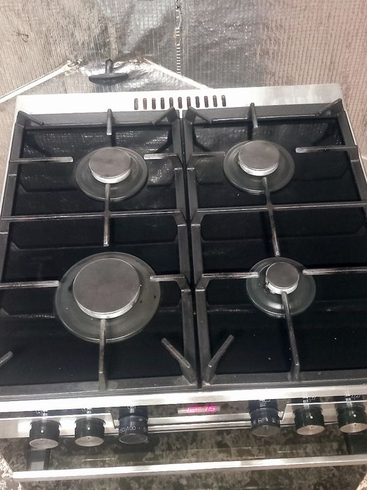 Kuchenka Amica 60cm gazowo elektryczna  szklany blat Okazja