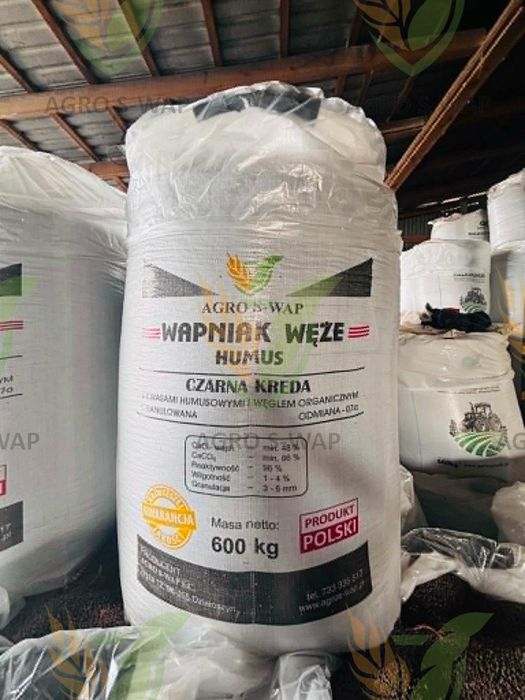 Wapno granulowane węglanowo-wapniowe.