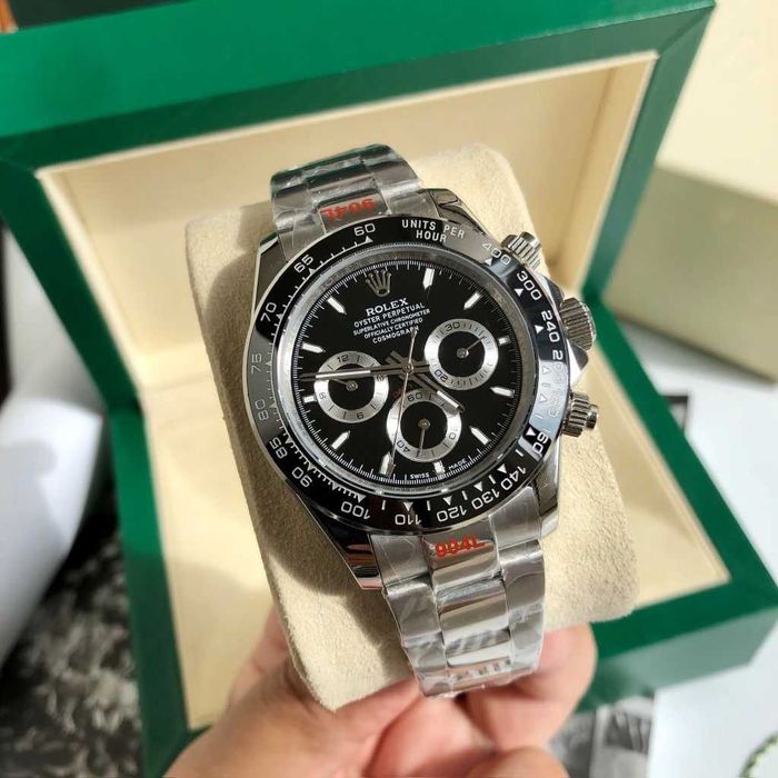 Nowy_Platyna_Czarny_Zegarek_Rolex_Typdziennika /Mechanizm