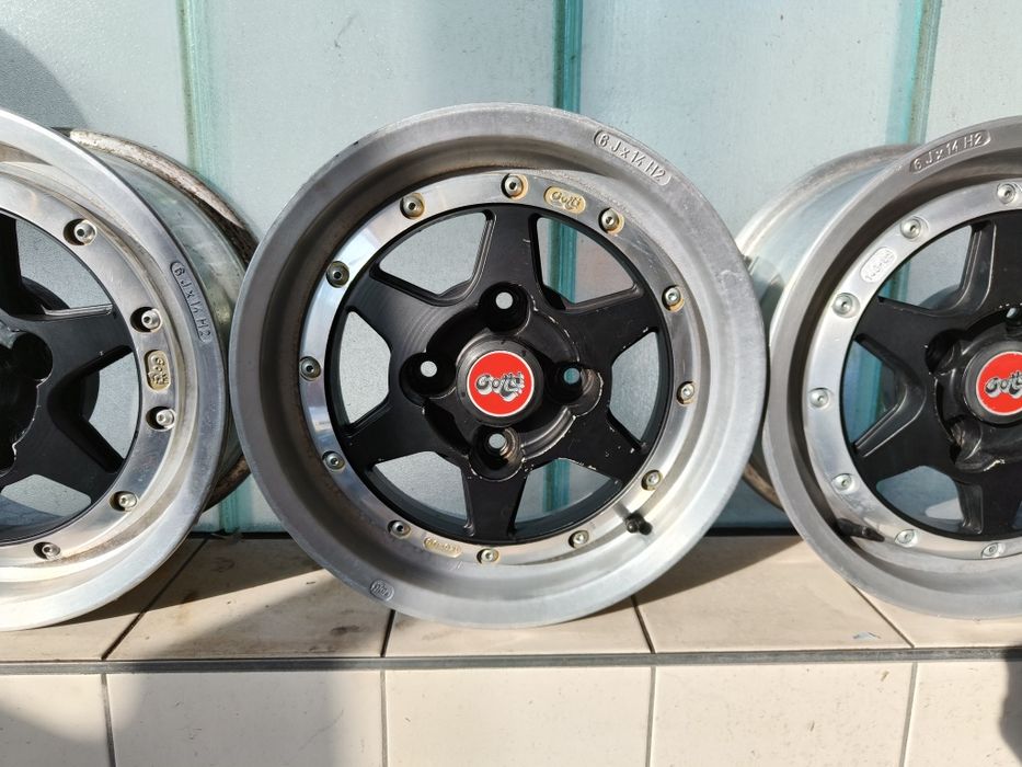 Felgi Gotti 14' 4x114.3 Unikat Nissan Sylvia Mitsubishi Japan Rarytas