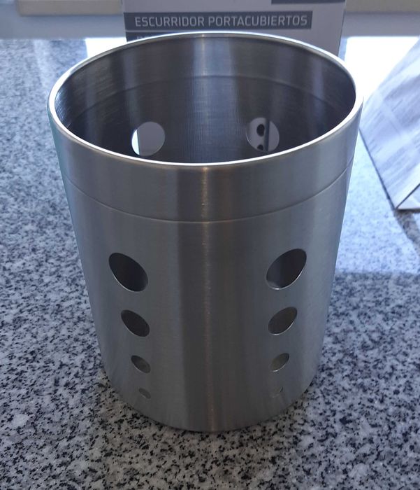 NOVO Porta Utensílios de Cozinha Aço Inox 15cm