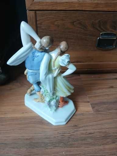 Duża figurka porcelanowa tancerzy Herenda
