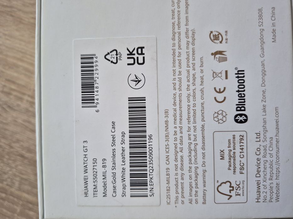 Smartwatch Huwawei  gt3 42mm