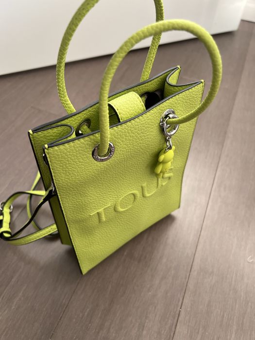 Mała torebka TOUS La Rue Pop limonkowa