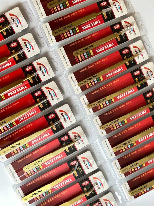 Пінцет ONLYOU пинцет высокоточный серебряный