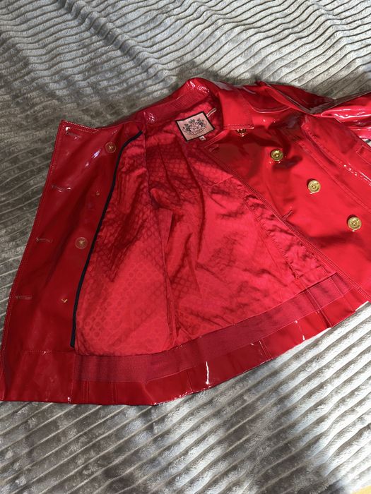 Винтажная лаковая куртка Juicy Couture,идеальная