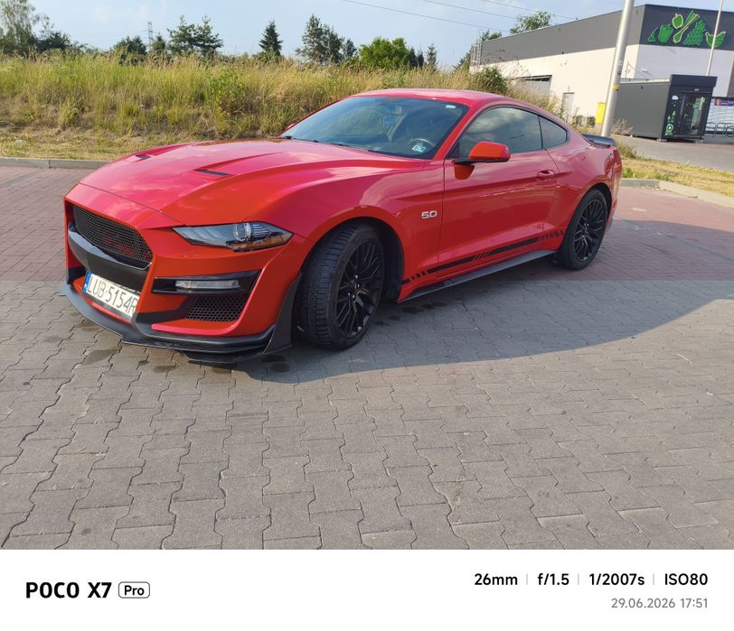 Witam. Sprzedam Mustanga 5.0, skrzynia manualna, fabryczna  szpera  70%