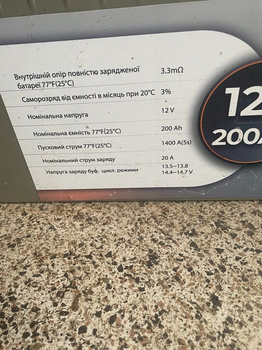 Акумулятор GEL
