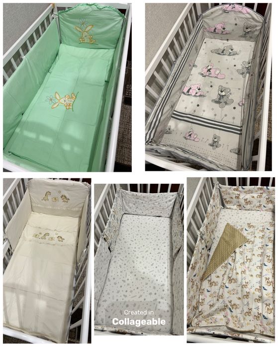 Дитячі бортики в ліжечко